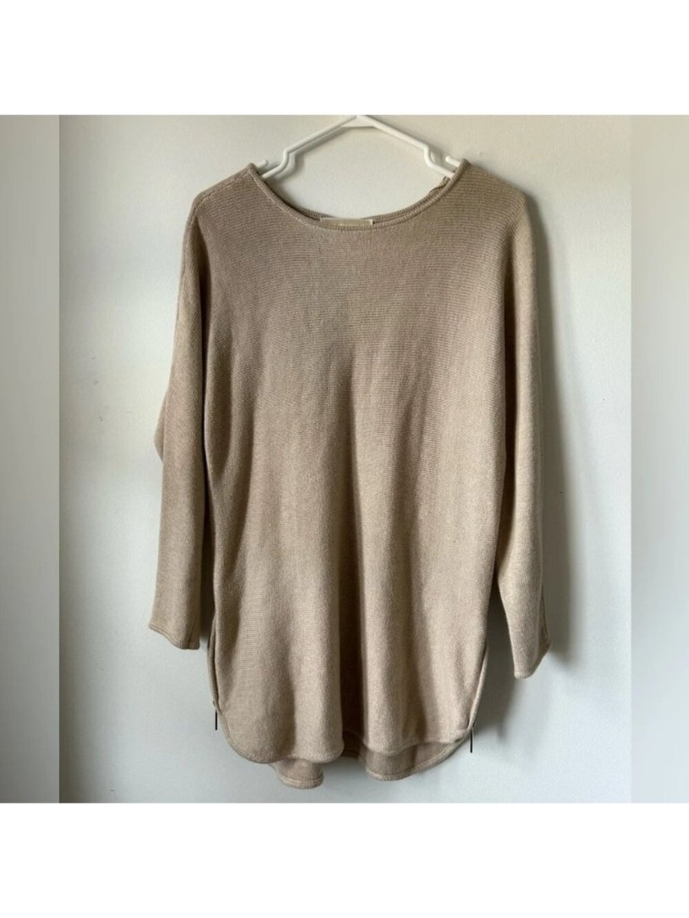 Michael  Kors Long Sleeve Light‎ Brown Sweater